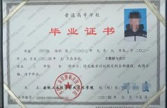 安徽工业经济职业技术学院毕业证样本图片