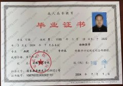 安徽科技学院毕业证样本图片