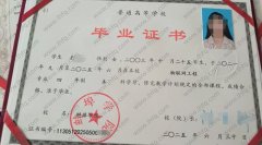 蚌埠学院毕业证样本图片