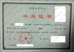 北京人文大学毕业证样本图片