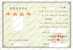 常州市广播电视大学毕业证样本图片