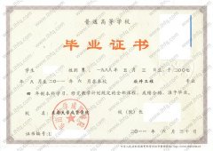 东南大学成贤学院毕业证样本图片