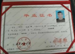 西北工业大学毕业证样本图片
