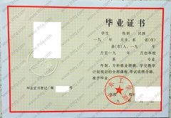 广东工学院毕业证样本图片