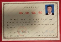 广西培贤国际职业学院毕业证样本图片