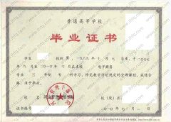 河北管理干部学院毕业证样本图片