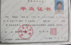 武昌首义学院毕业证样本图片