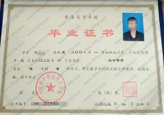 大连枫叶职业技术学院毕业证样本图片