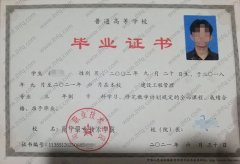 南宁职业技术学院毕业证样本图片