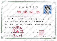 商洛职业技术学院毕业证样本图片