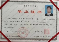 湖南石油化工职业技术学院毕业证样本图片