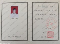 黑龙江省伊春市第二中学高中毕业证样本图片