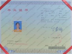 上海交通大学毕业证样本图片