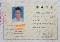 宿迁市文昌高级中学高中毕业证样本图片