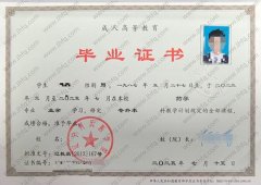 辽宁何氏医学院毕业证样本图片