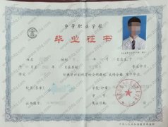 绵阳泛美飞行职业技术学校中专毕业证样本图片