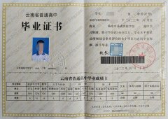 临沧市易成实验学校高中毕业证样本