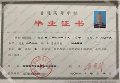 陕西电子信息职业技术学院毕业证样本图片