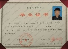 湖南人文科技学院毕业证样本图片