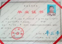 山西工商学院毕业证样本图片