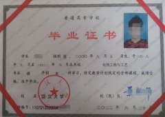 江汉大学毕业证样本图片