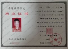 焦作工学院毕业证样本图片