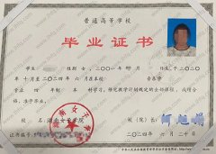 湖南女子学院毕业证样本图片