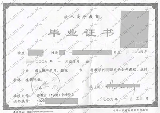 江苏工业学院毕业证样本图片